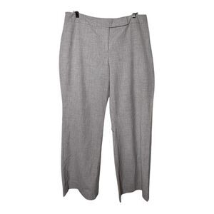 Loft grey Julie dress trouser pants size 10 polyester blend
